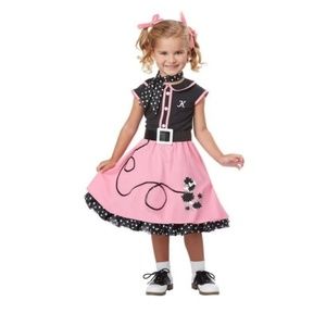 Childrens 50's Poodle skirt Costume
